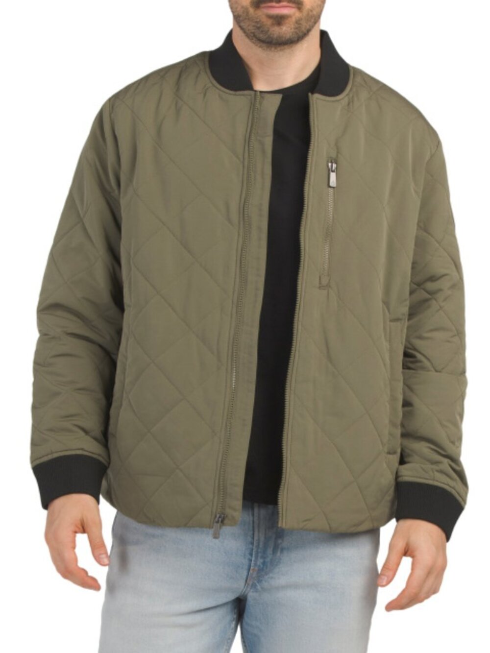SCOTCH & SODA Logan Quilted Bomber Jacket